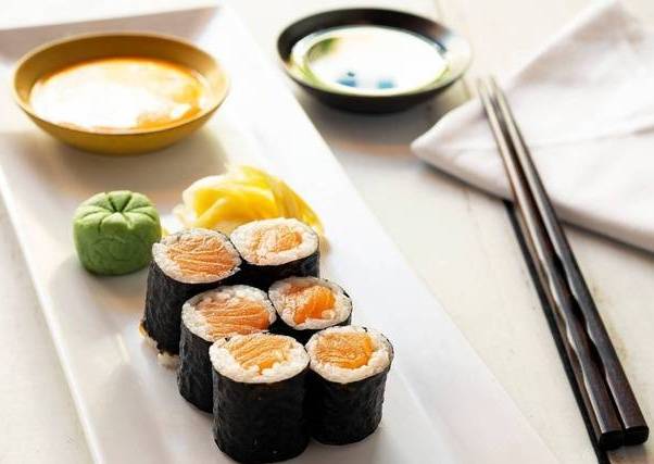 Order Salmon  food online from Sumo Japanese Restaurant store, Wenatchee on bringmethat.com