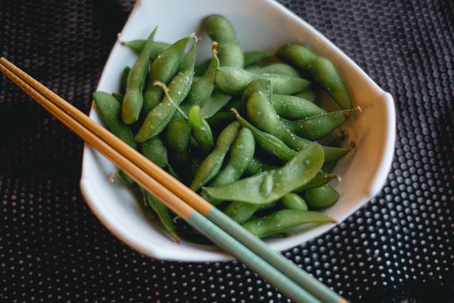 Order Edamame (C) food online from Tokyo Japanese Steakhouse And Sushi store, Fort Gratiot Township on bringmethat.com