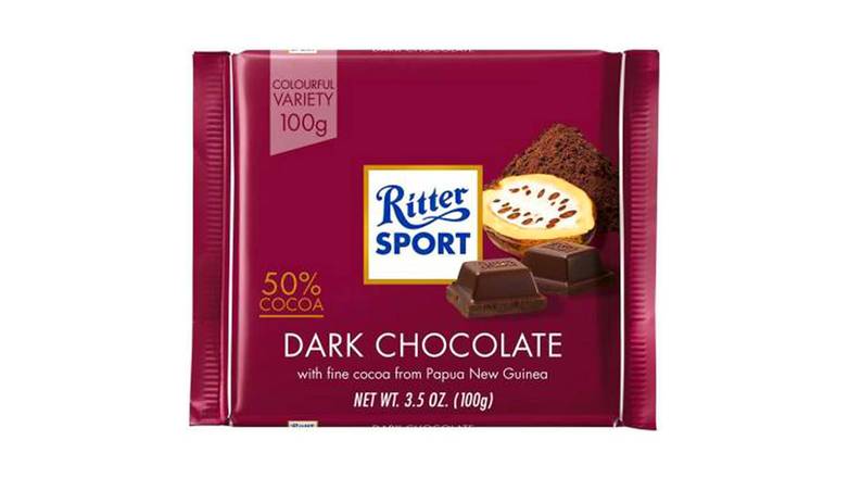 Order Ritter Sport Dark Chocolate food online from Exxon Constant Friendship store, Abingdon on bringmethat.com