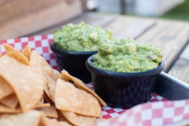 Order Chips And Guacamole food online from Tacos & Mas store, Tempe on bringmethat.com