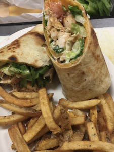 Order Chicken Wrap food online from Charlie D's Seafood & Chicken store, Kansas City on bringmethat.com