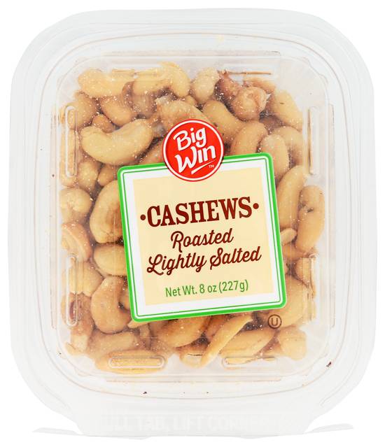 Order Big Win Roasted Cashews Lightly Salted (8 oz) food online from Rite Aid store, Yamhill County on bringmethat.com
