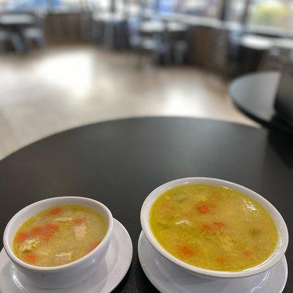 Order Cup Of Chicken Soup food online from Spartan Gyros store, Williamsburg on bringmethat.com