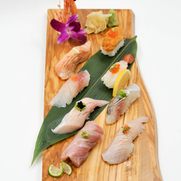 Order 8 Pieces omakase of Nigiri food online from Tokyo Sushi & Bar store, South San Francisco on bringmethat.com