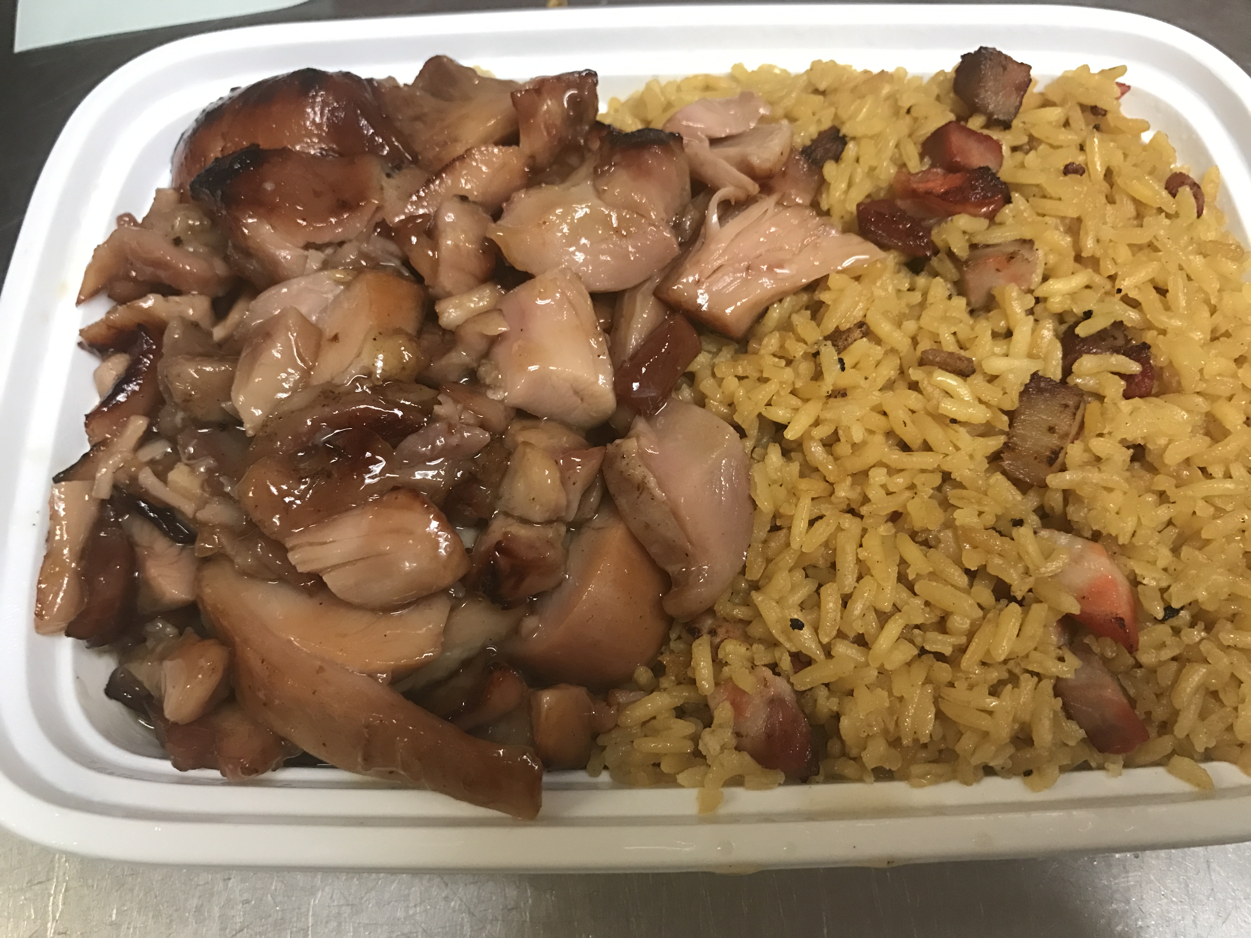 Order Bourbon Chicken Combo  food online from Empire City store, Utica on bringmethat.com