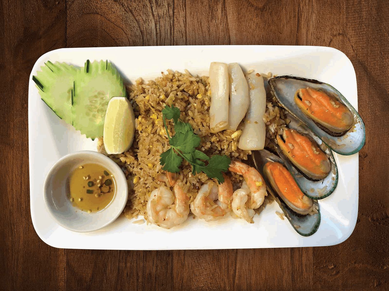 Order 40. Tom Yum Fried Rice food online from Meesen Thai Eatery store, Portland on bringmethat.com