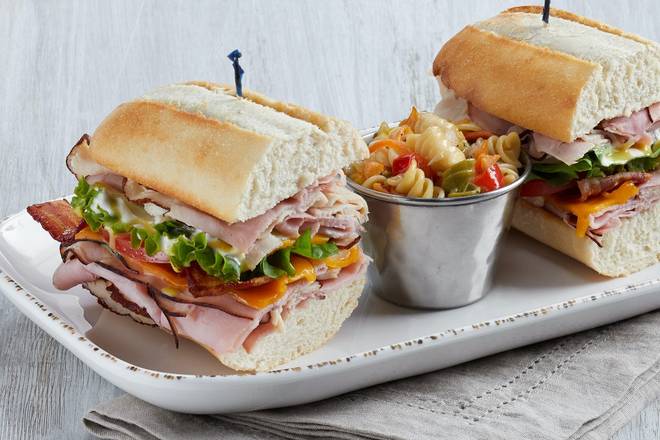 Order Newk's Double Club (P) food online from Newk Eatery store, Starkville on bringmethat.com