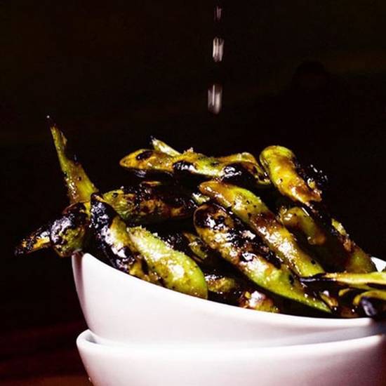 Order GRILLED EDAMAME - SPICY food online from Mori store, Mcallen on bringmethat.com