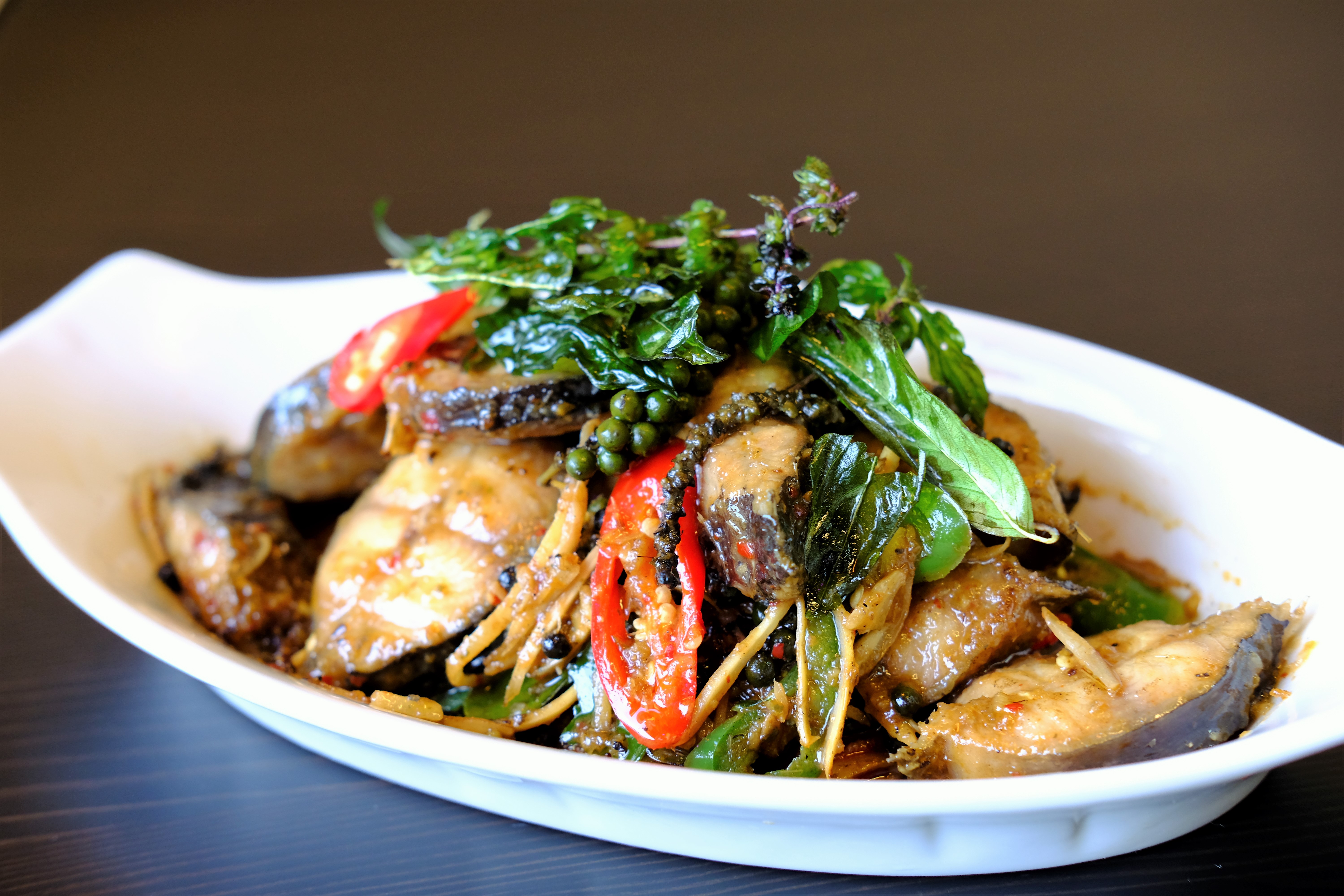 Order Pad Cha Catfish food online from Thai Avenue store, Garden Grove on bringmethat.com