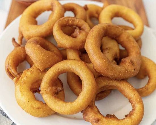 Order Onion rings small  food online from Shahzad's Halal Food store, Sayreville on bringmethat.com
