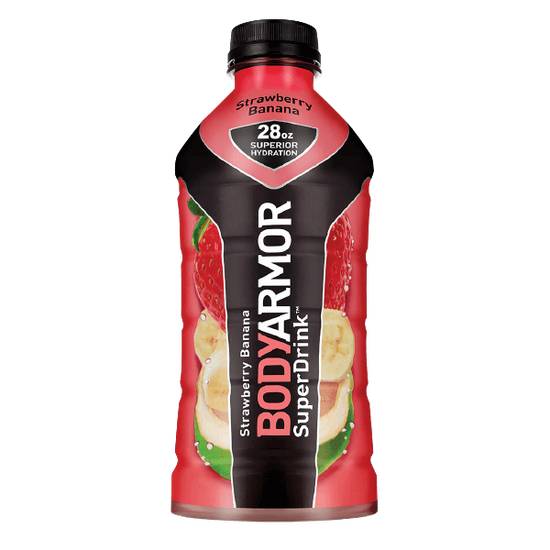 Order BODYARMOR Strawberry Banana 28oz food online from Caseys Carry Out Pizza store, West Terre Haute on bringmethat.com