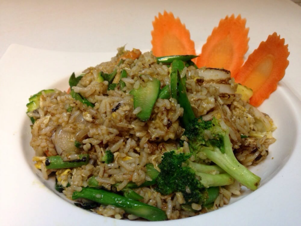 Order Green Curry Thunder Fried Rice (Can be without soy sauce) food online from Luck thai store, Brooklyn on bringmethat.com