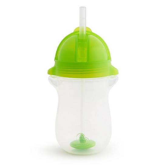Order Munchkin® Click-Lock™ 10 oz. Weighted Flexi-Straw Cup in Green food online from Bed Bath & Beyond store, Lancaster on bringmethat.com