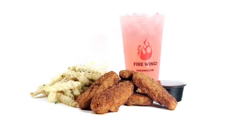 Order BEYOND CHICKEN 6PC STRIP COMBO food online from Fire Wings store, Oakland on bringmethat.com