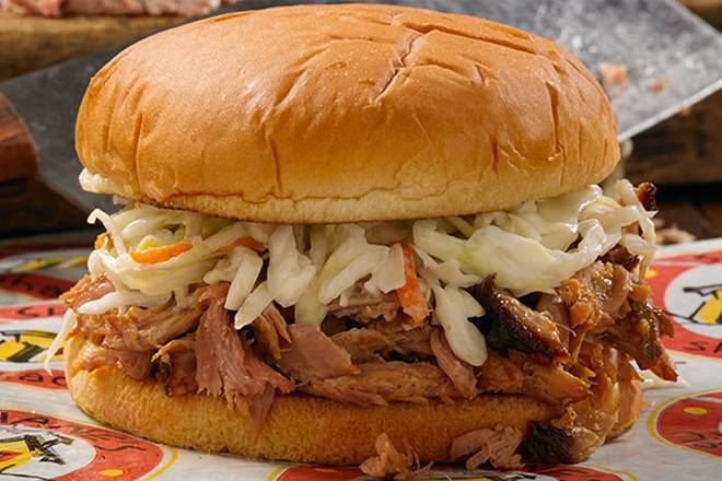 Order SMOTHERED PORK SANDWICH food online from Shane Rib Shack store, Fayetteville on bringmethat.com