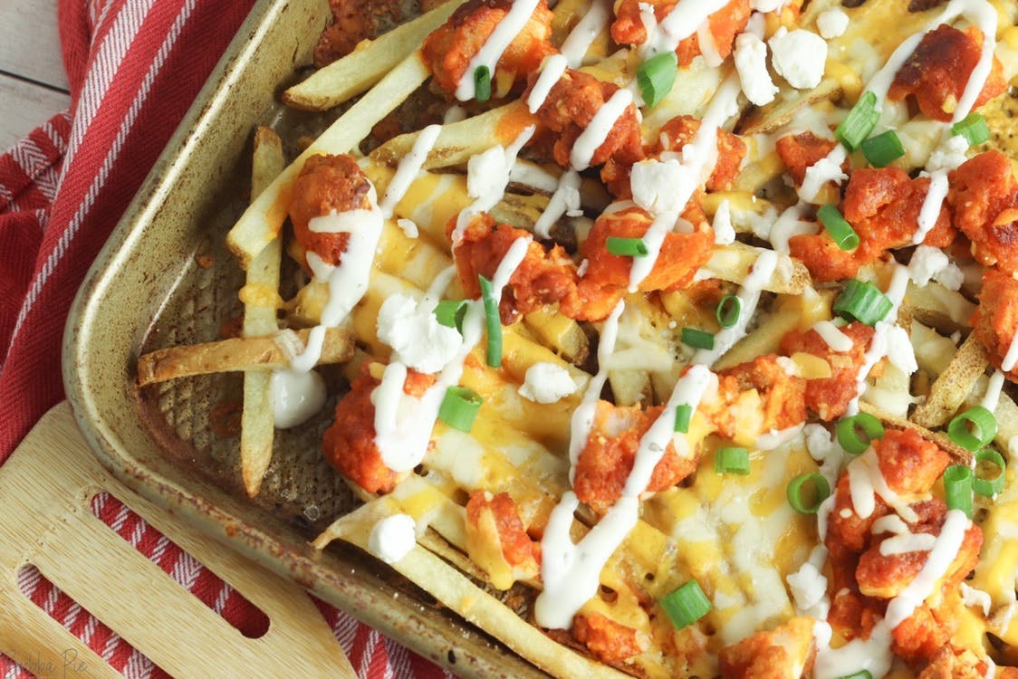 Order Buffalo Chicken Fantastic Fries - Appetizer food online from Buongiorno Pizza store, Windsor Mill on bringmethat.com