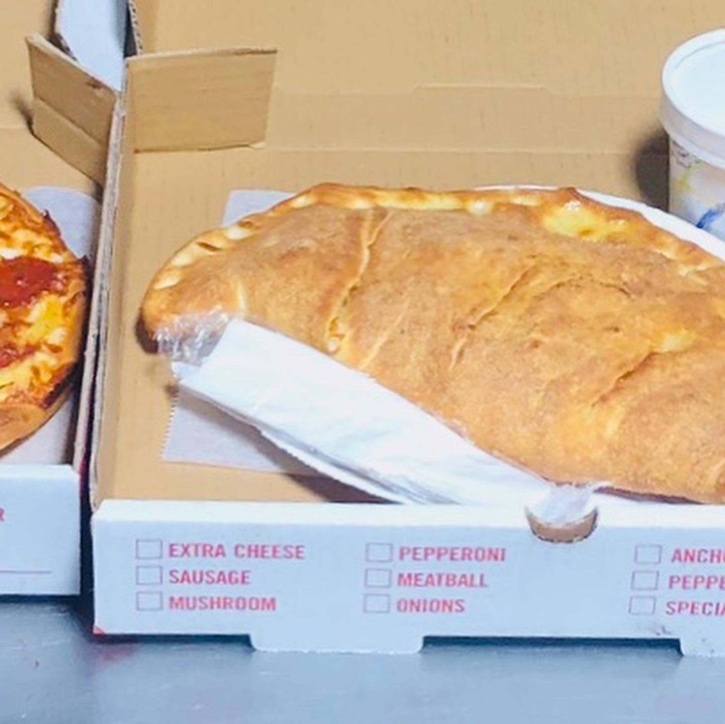 Order Cheese Calzone - Small food online from Boston Bay Pizza store, Chicopee on bringmethat.com