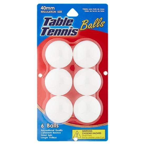 Order Table Tennis Balls food online from IV Deli Mart store, Goleta on bringmethat.com