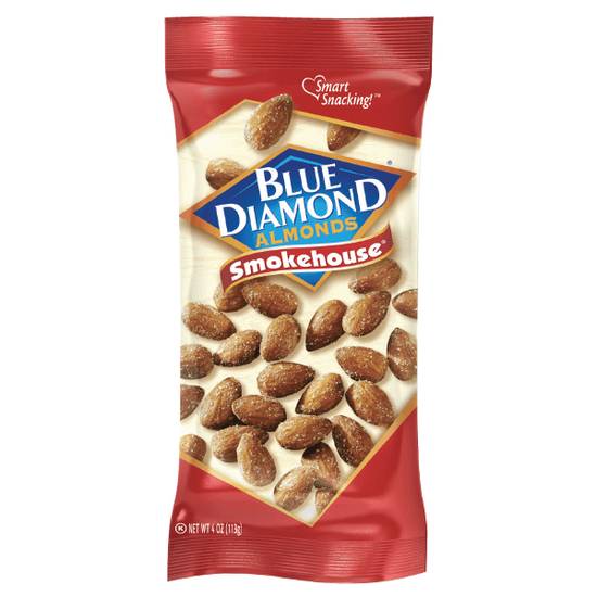 Order Blue Diamond Smokehouse Almonds 4oz food online from Casey store, Muskogee on bringmethat.com