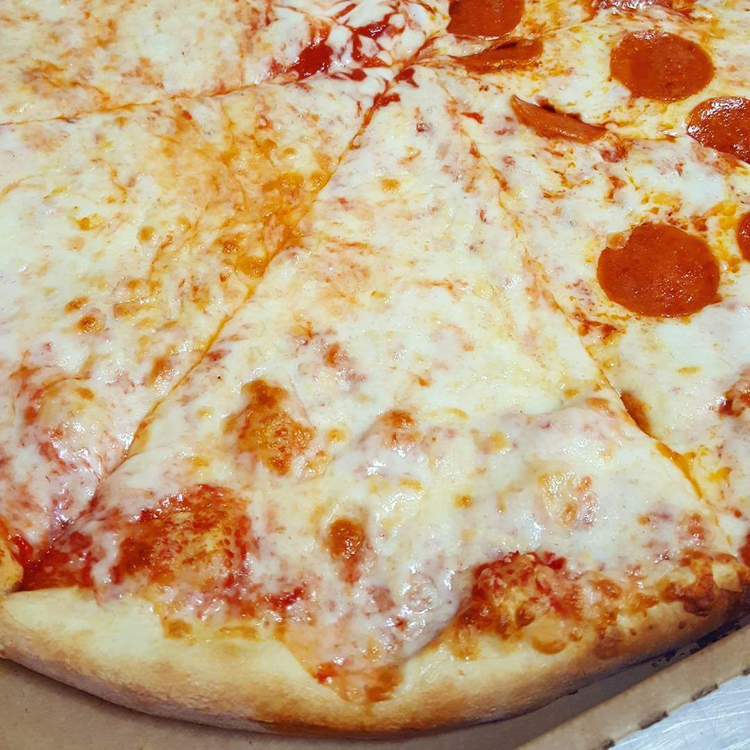 Order Cheese Traditional Thin Crust Pizza food online from Nostra Pizza store, Greensboro on bringmethat.com