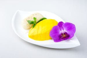 Order Mango W/Sticky Rice food online from Sawasdee Thai Cuisine store, Norfolk on bringmethat.com