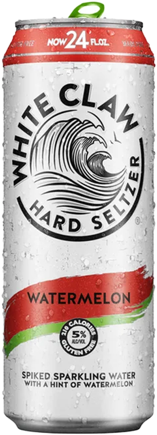 Order White Claw Watermelon 24oz Can food online from Extramile store, Los Angeles on bringmethat.com