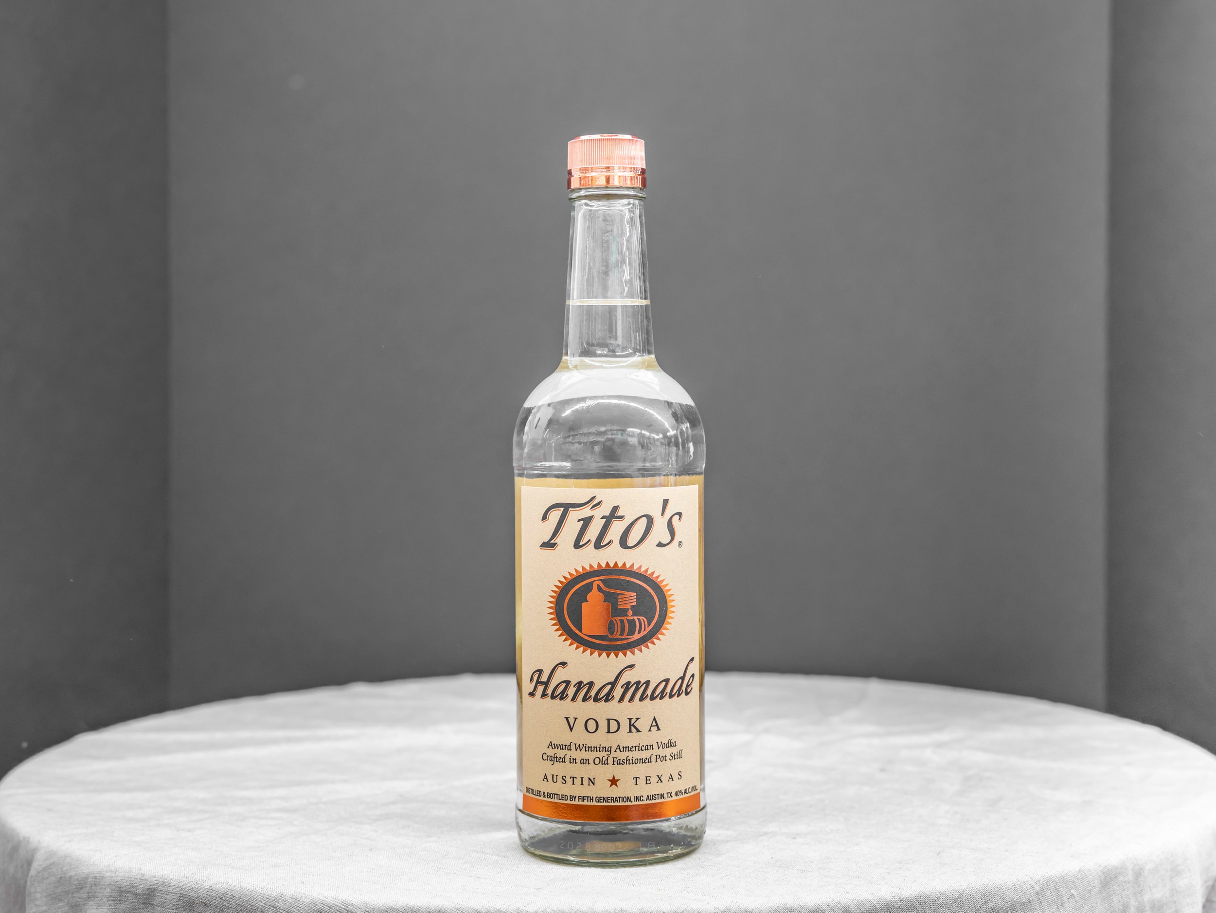 Order Tito's Handmade Vodka 750 ML food online from Bistro Liquor store, Huntington Beach on bringmethat.com