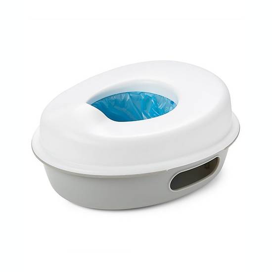 Order SKIP*HOP® Go Time 3-in-1 Potty in White/Grey food online from Bed Bath & Beyond store, Lancaster on bringmethat.com