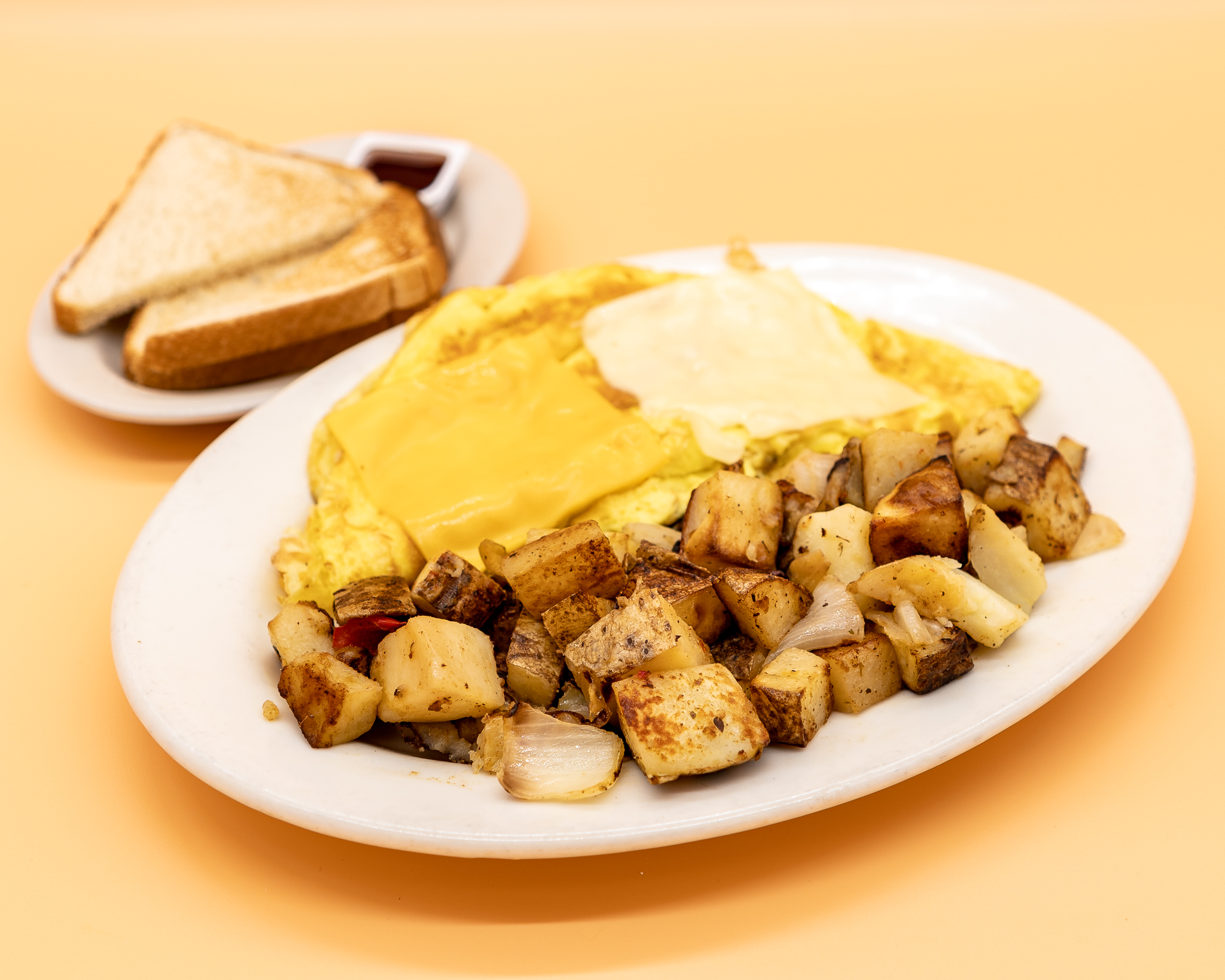 Order Cheese Omelette food online from Manuel Burger store, Los Angeles on bringmethat.com