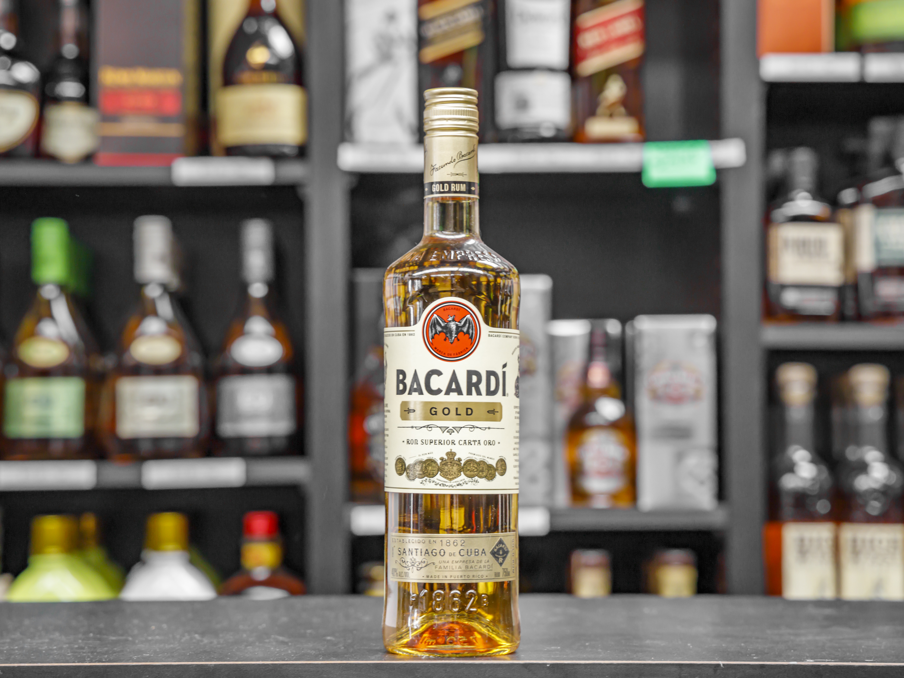 Order Bacardi Gold  Rum   food online from Harry's Market store, San Diego on bringmethat.com