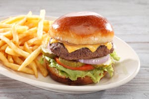 Order Steakhouse Burger food online from Sagebrush Steakhouse store, Wilkesboro on bringmethat.com