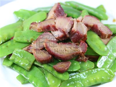 Order BBQ Pork with Snow Peas food online from MingHin Cuisine - Lakeshore East store, Chicago on bringmethat.com