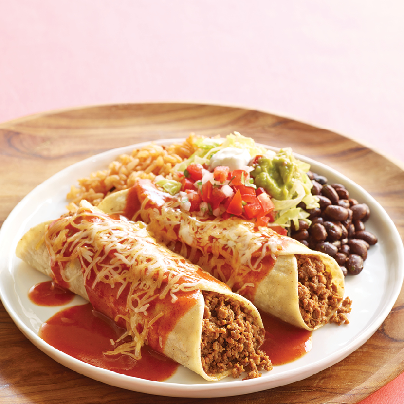 Order Enchilada Platter food online from Taco Del Mar store, Bellevue on bringmethat.com