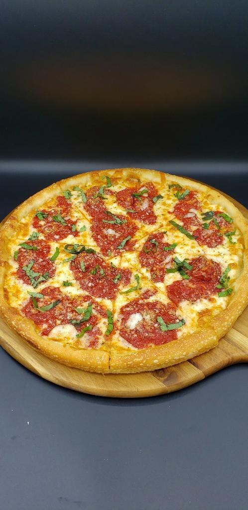 Order Margherita Pizza - Personal 10'' food online from La Vera Pizza No 2 store, Levittown on bringmethat.com