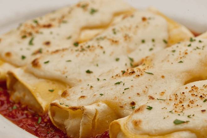 Order Cheese Manicotti food online from Buca di Beppo store, Reading on bringmethat.com