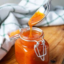 Order Side of Mango Habanero Sauce - Side food online from Fox's Pizza Den store, Parkhill on bringmethat.com
