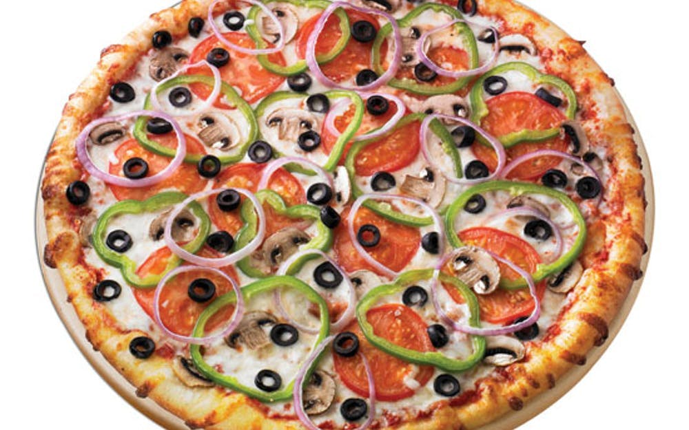 Order Spring Veggie Pizza - Small 10" food online from Vocelli Pizza store, Ellicott City on bringmethat.com