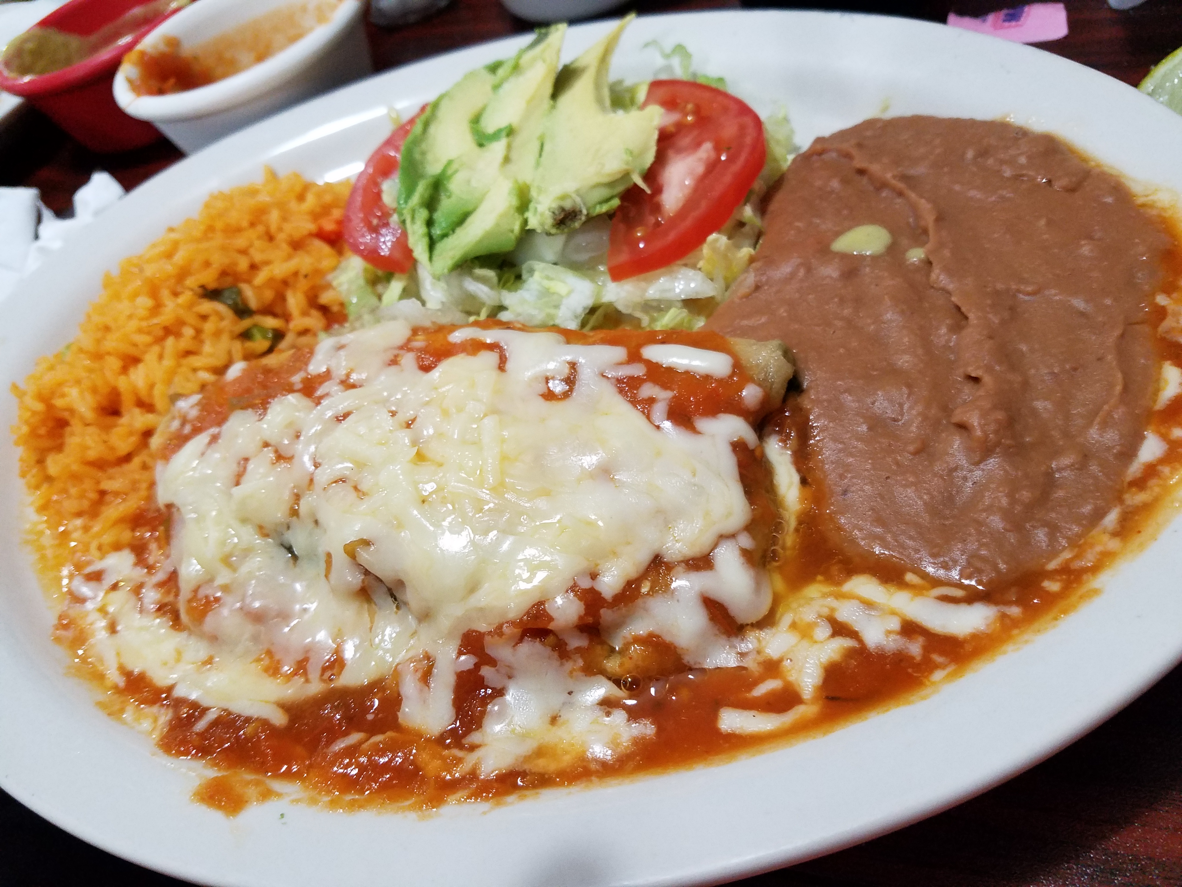 Order 19. Chile Relleno Dinner food online from Viva Jalisco store, Houston on bringmethat.com