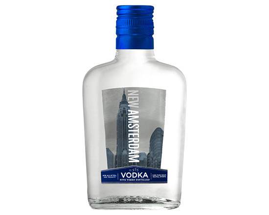 Order New Amsterdam, 200mL vodka (40.0% ABV) food online from Express Liquors store, Peoria on bringmethat.com