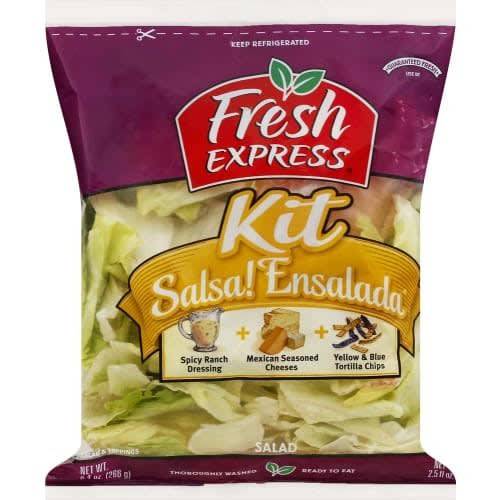 Order Fresh Express · Salsa Salad Kit (11.9 oz) food online from Safeway store, Tahoe City on bringmethat.com
