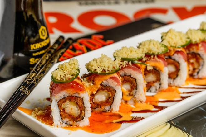 Order Crowd Surfer Roll food online from Rock-N-Roll Sushi store, Trussville on bringmethat.com