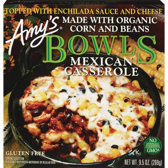Order Amy's Bowls Frozen Mexican Casserole With Organic Corn&Beans food online from Cvs store, VINELAND on bringmethat.com