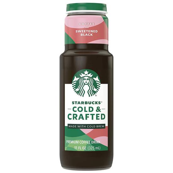Order Starbucks Cold Crafted Coffee Sweetend Black food online from Exxon Food Mart store, Port Huron on bringmethat.com