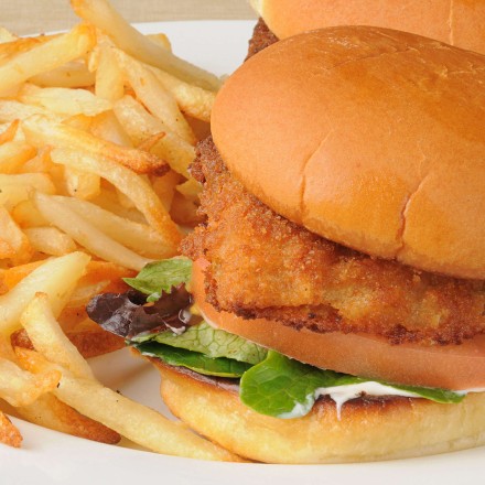 Order Fish Filet Deluxe Sandwich  Specialty  food online from Crosstown diner store, Bronx on bringmethat.com