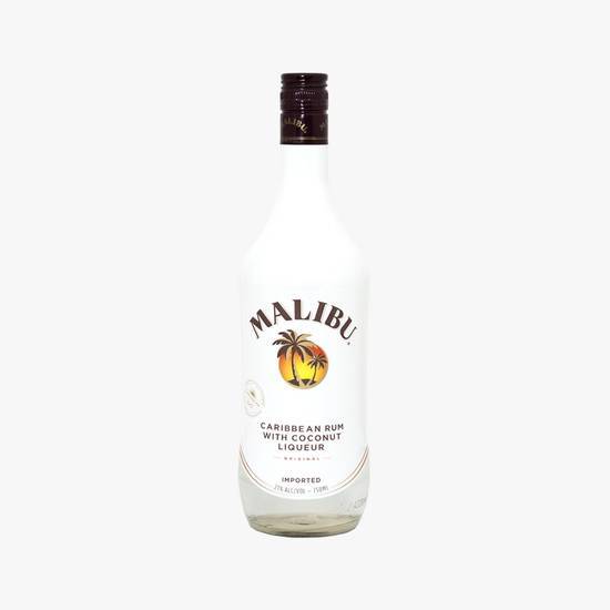 Order Malibu Coconut Rum, 750mL rum (21% ABV) food online from Adobe Wine & Liquors store, Fountain Hills on bringmethat.com