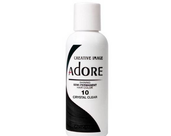 Order ADORE Semi-Permanent Color: 10 Crystal Clear food online from iDa Beauty Supply Store store, Middletown on bringmethat.com