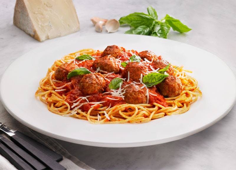 Order Pasta with Meatballs - Pasta food online from Il Forno store, Branchburg on bringmethat.com