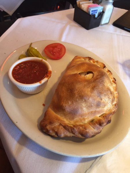 Order Spinach Calzone food online from Fratelli's Pizza store, North Hills on bringmethat.com