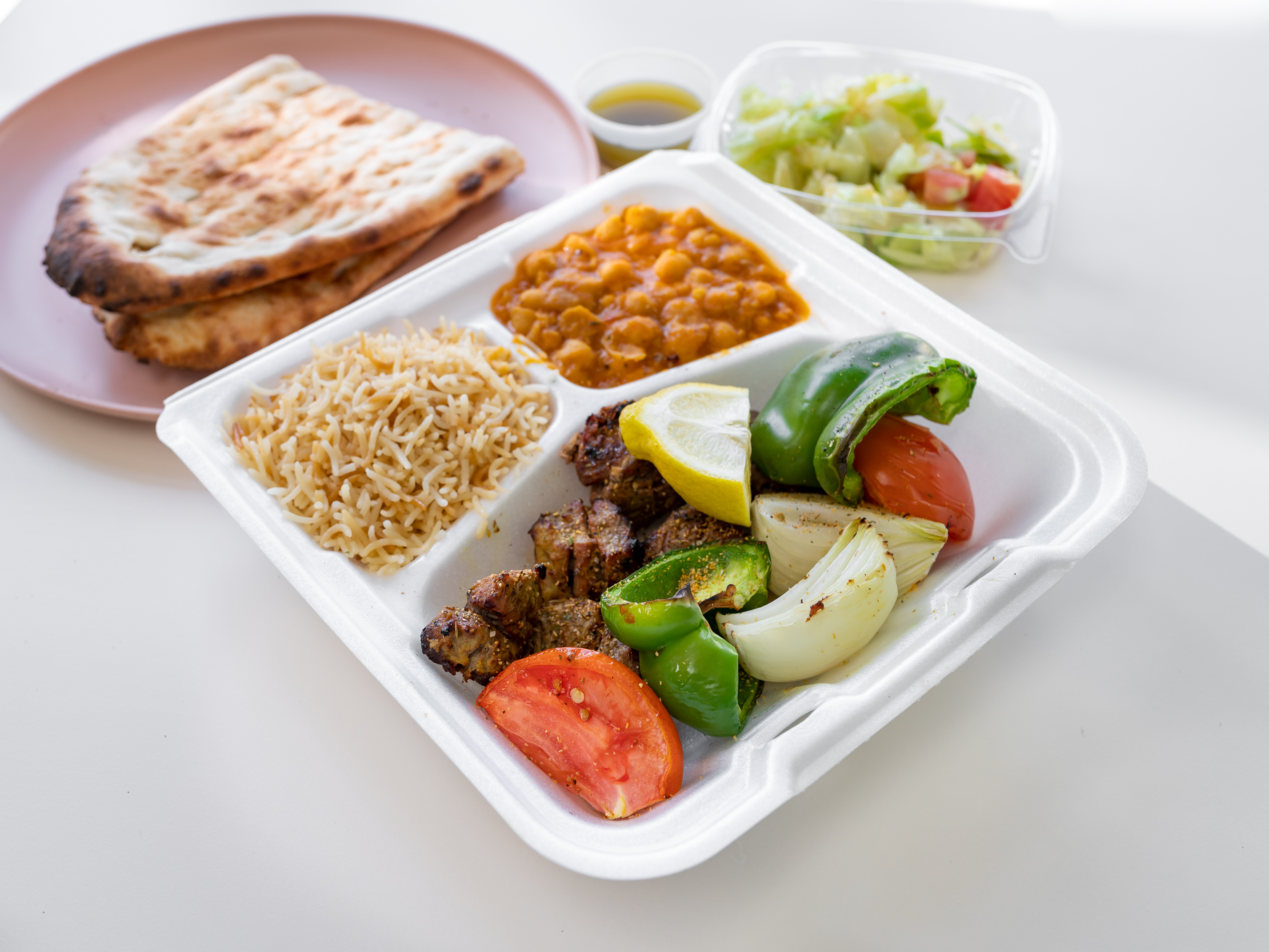 Order 10. Super Platter Special food online from Kabob Restaurant store, Fredericksburg on bringmethat.com