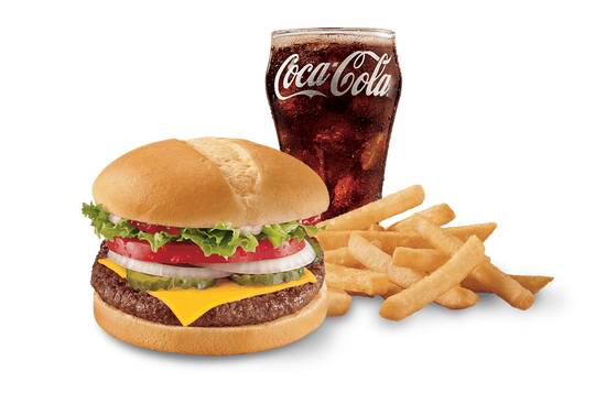 Order 1/4 lb. GrillBurger with Cheese Combo food online from Dairy Queen Grill & Chill store, Pueblo West on bringmethat.com